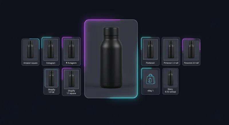 Product displayed across multiple devices and platforms